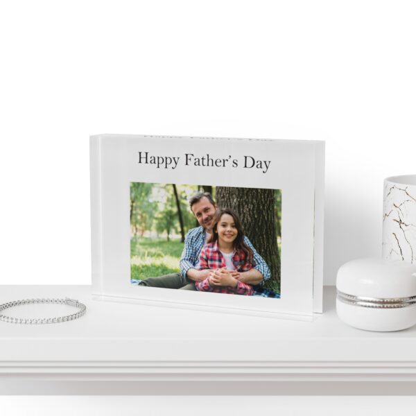 Custom Father's Day Acrylic Block - Image 2