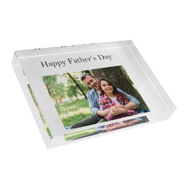 Custom Father's Day Acrylic Block - Image 4