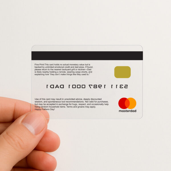 masterDAD gag gift card
