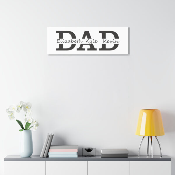 Personalized “DAD” Acrylic Sign with Kids' Name